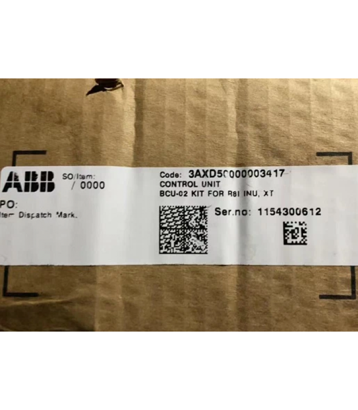 ABB 3AXD50000003417 Drive Option / Safety Accessory ABB 3AXD50000003417 Drive Option / Safety Accessory