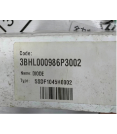 ABB 5SDF1045H0002 3BHL000986P3002 Press-Pack Freewheeling Diode Module 