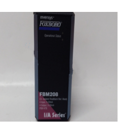 FOXBORO FBM208 Mixed 4AI+4AO Analog I O Fieldbus Module With Output Readback I A Series DCS Compact 200