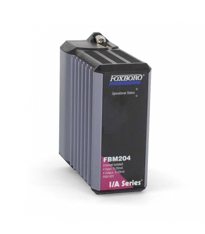 FOXBORO FBM204 4AI+4AO 0~20mA Mixed Current Analog I O Module I A Series Compact 200 DCS