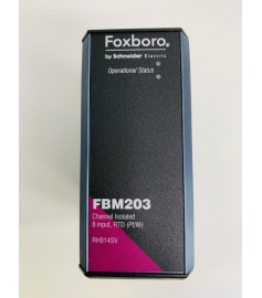FOXBORO FBM203 8-Channel Channel-Isolated RTD Temperature Input Fieldbus Module For I A Series EcoStruxure DCS FOXBORO FBM203 8-Channel Channel-Isolated RTD Temperature Input Fieldbus Module For I A Series EcoStruxure DCS