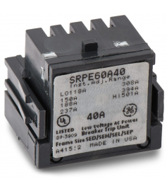 GE SRPE60A 40 Solid State Overload Relay GE SRPE60A 40 Solid State Overload Relay