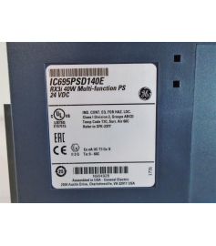 GE Emerson IC695PSD140E 40W DC Input Multi-Purpose Power Supply Module GE Emerson IC695PSD140E 40W DC Input Multi-Purpose Power Supply Module