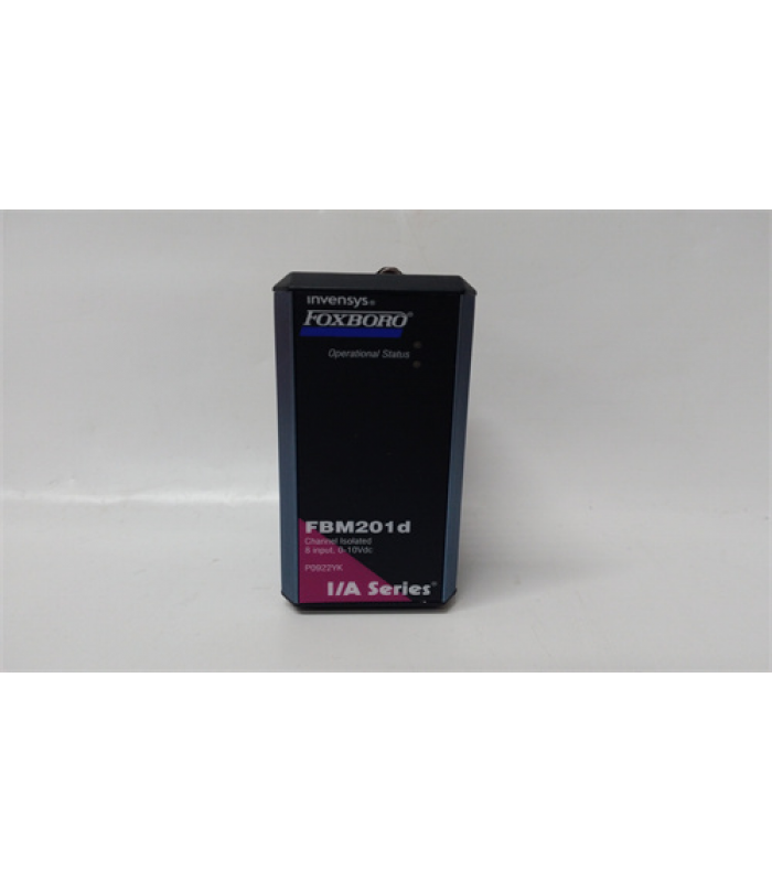 FOXBORO FBM201D 8-Channel Galvanically Isolated 0~10VDC Voltage Analog Input Fieldbus Module I A Series Compact 200