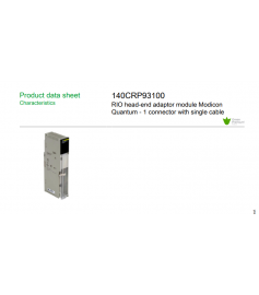 Schneider 140CRP93100   Ethernet Communication Processor Schneider 140CRP93100   Ethernet Communication Processor