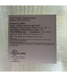 ICS TRIPLEX T8300  Trusted TMR Safety System Module