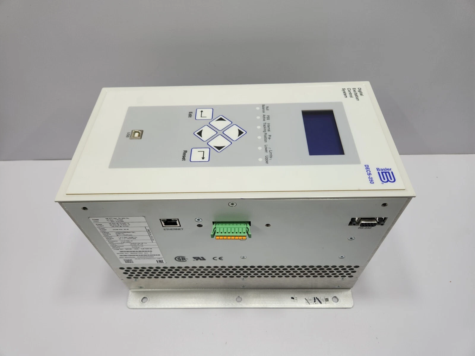 BASLER DECS‑250‑CGCM‑LN2SA1C | Digital Excitation Control System