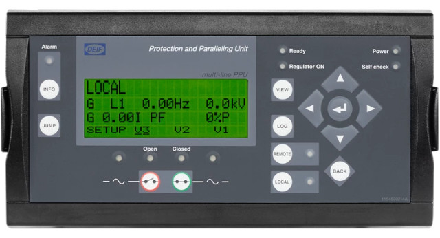 DEIF PPU-3 Generator Controller jpg