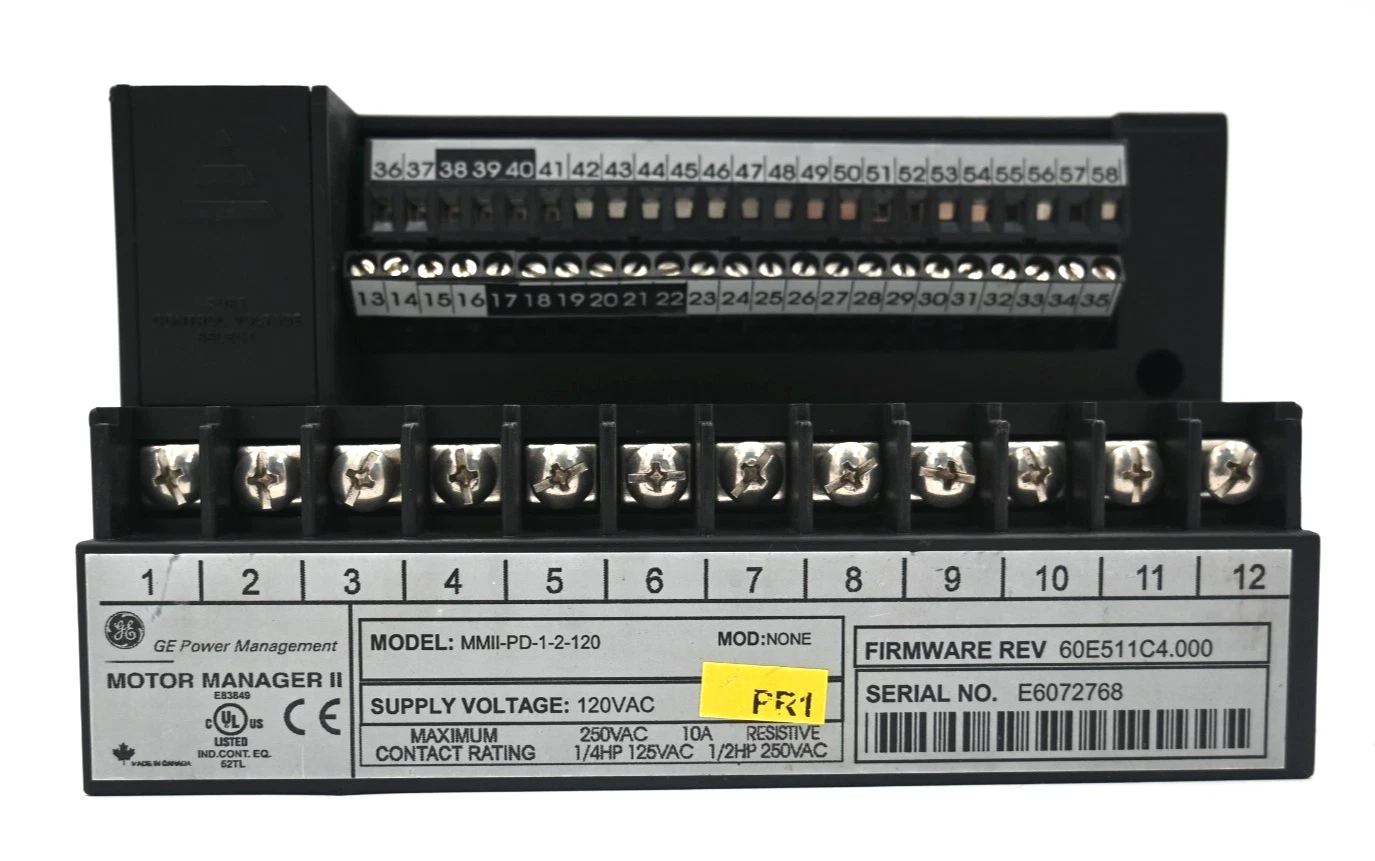 GE MMII-PD-1-2-120 Industrial Control Module jpg