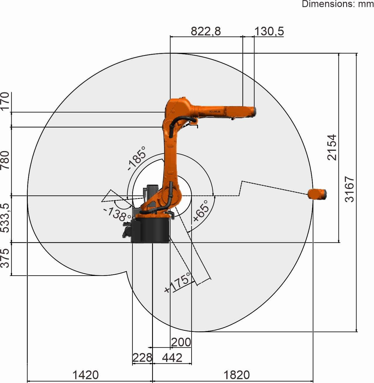KUKA KR20 R1820-2 6-Axis Industrial Robot
