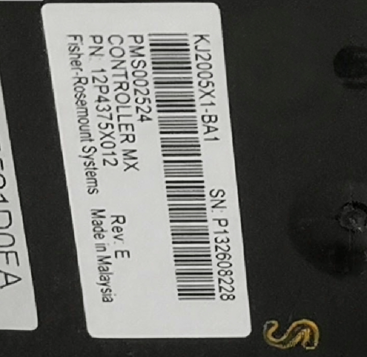 EMERSON VE3007 KJ2005X1-BA1 12P4375X012 MX Controller (DCS Controller) jpg
