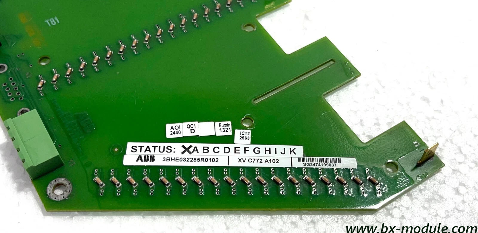 ABB XVC772A102 3BHE032285R0102 DSP Pulse Control Board jpg